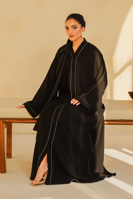 Wahj Abaya Set  | Buttoned Up