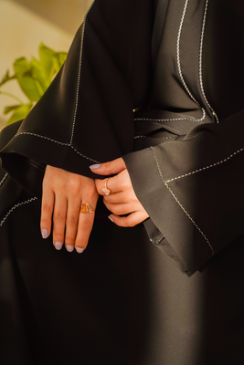 Wahj Abaya Set  | Buttoned Up