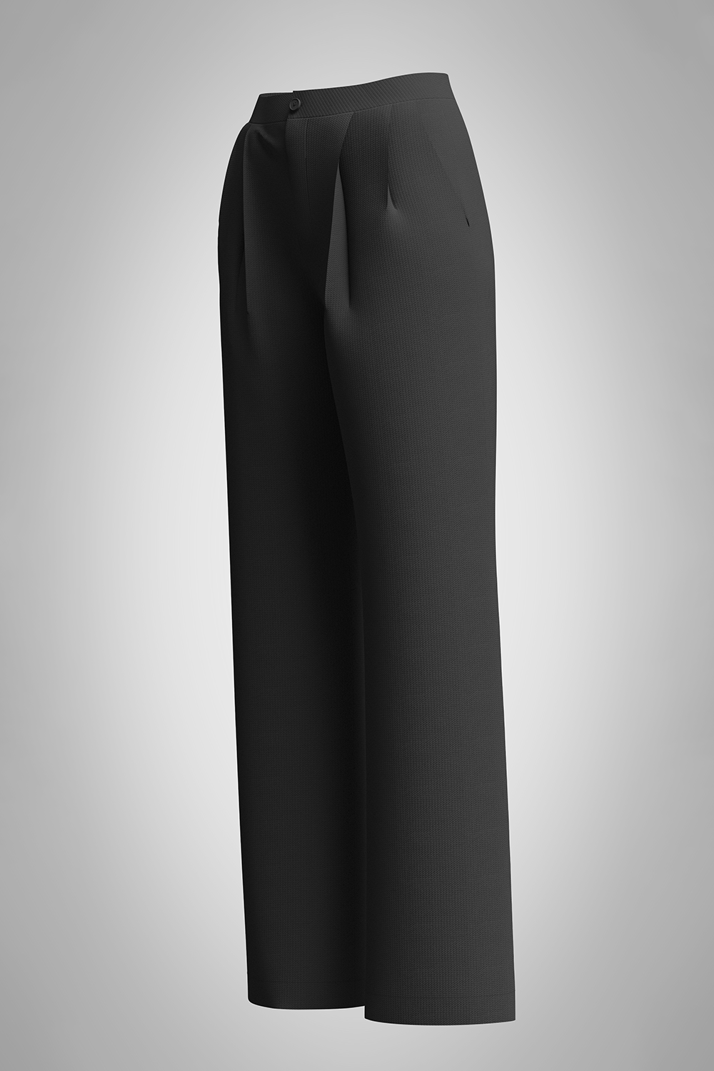 Pleated Kohl Wide Pant