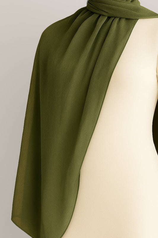 Hijab Chiffon | Olive 1200